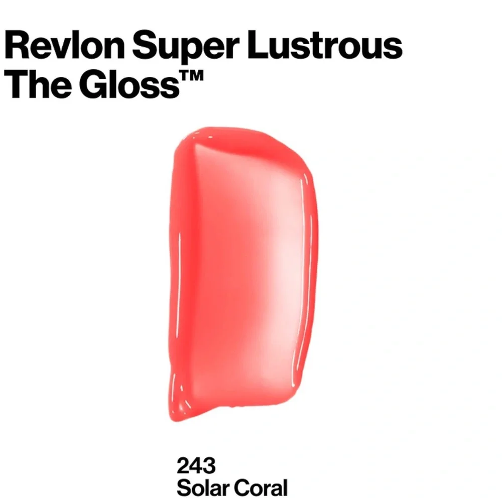 Revlon Super Lustrous The Gloss, (#243 Solar Coral) (NWT)